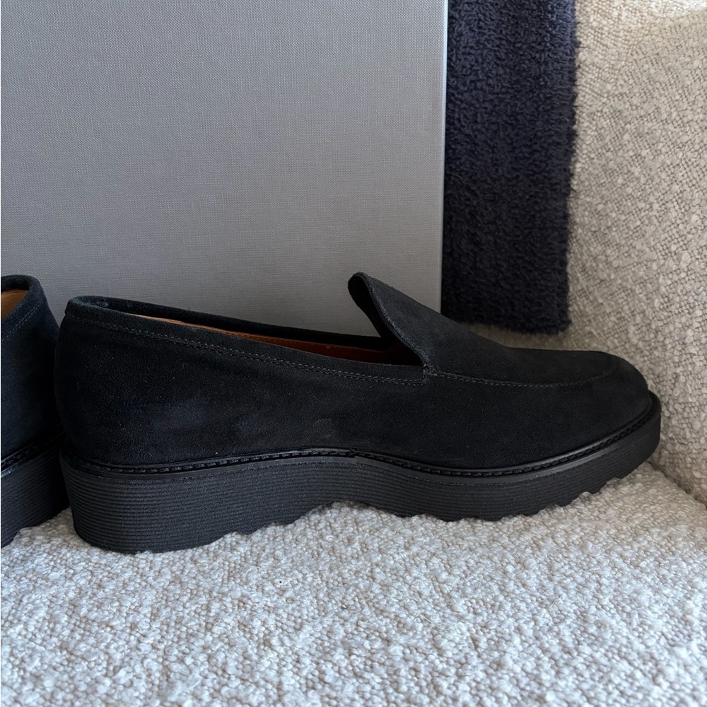 Aquatalia Women's Kelsey Weatherproof Suede Platform Loafers~ size 9 - Picture 8 of 15